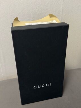 New Gucci empty  Shoe Gift box W Dust Bag Tissue. 14.5”x8.5”x5.5”